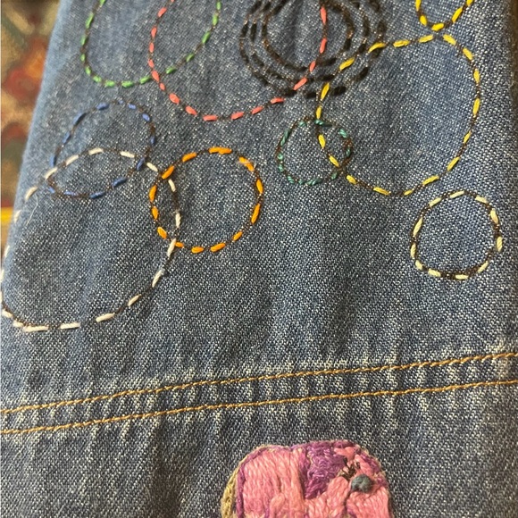 Embroidered Denim Jacket - Picture 7 of 14